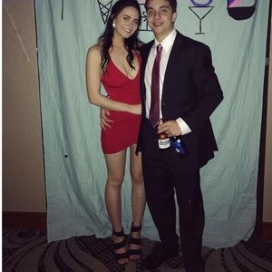 get back at ur ex sleek bomb af red dress